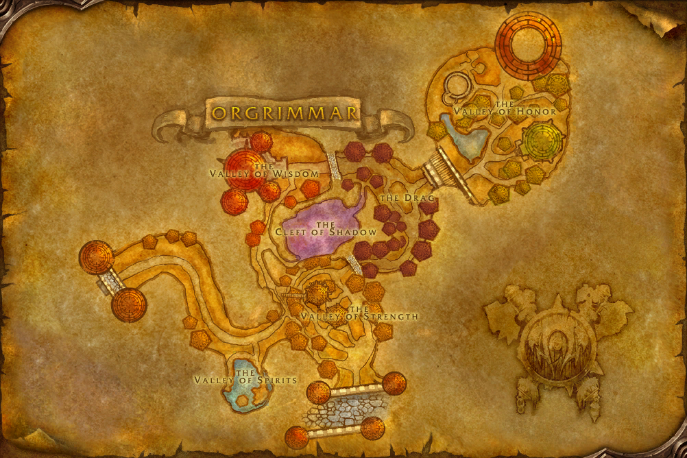 Orgrimmar reference map